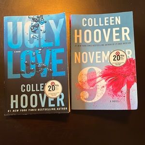 Colleen Hoover books - set of 2 “Ugly Love” “November 9”